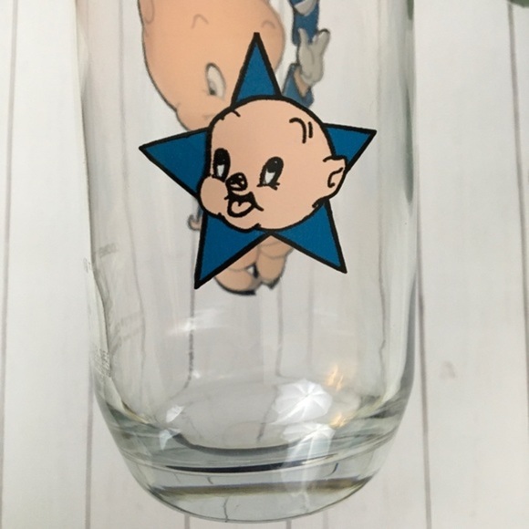 Vintage 1966 Porky Pig Drinking Glass Arby’s Looney Tunes That’s All Folks - Picture 10 of 11